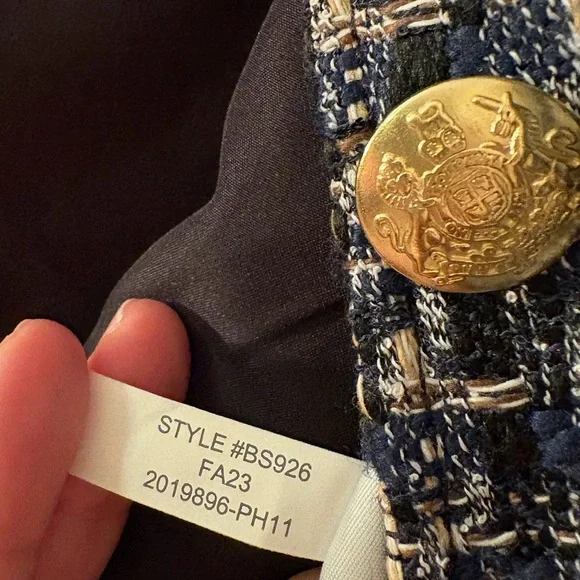 J.Crew Factory Tweed Lady Jacket | Size 10 - Picture 4 of 7